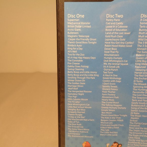 180 CARTOONS New DVD 4 Disc Set Over 21 Hours of Animated Entertainment - Picture 3 of 9